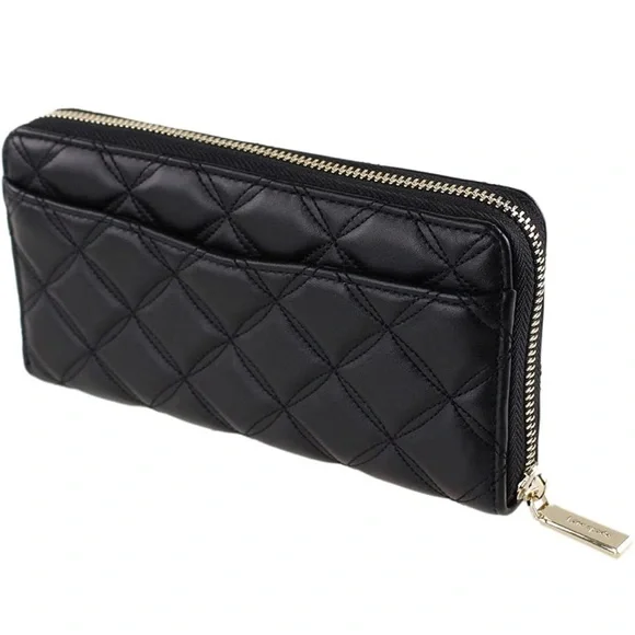 Kate Spade York Natalie large continental black & gold wallet. - Picture 4 of 5